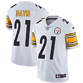 Nike Men & Women & Youth Steelers 21 Sean Davis White NFL Vapor Untouchable Limited Jersey,baseball caps,new era cap wholesale,wholesale hats